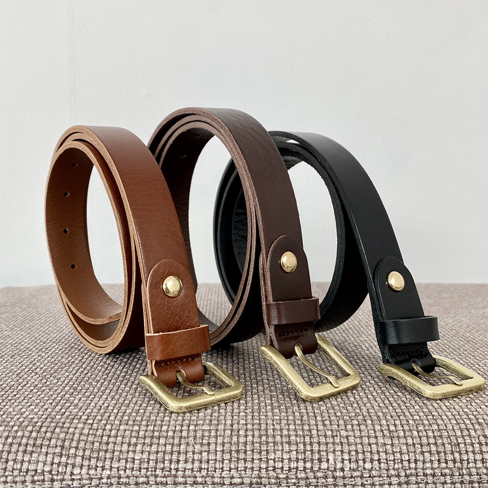 Solid Basic Belt (3color)